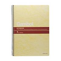 Gambol S6807 Wire Notebook Assorted Colour B5 - 80 Sheets