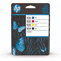 HP 934 Black/935 Cyan/Magenta/Yellow 4-pack Original Ink Cartridges