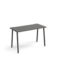 Sparta Straight Desk 1200mmX600mm,AFrame Leg,Char Frame,Gry Top Del Only Excl NI
