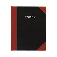 Hard Cover Book with Index #2210A 6 inch x 8 inch - 100 Sheets