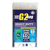 G2 Garbage Bags Extra Large Black - Pack of 10