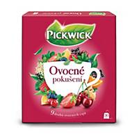 Pickwick Gyümölcs Kísértés teavariációk, 9 fajta, 36 filter/doboz