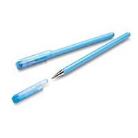 Penna a sfera con cappuccio Pentel antibatterica punta 0,7 mm blu