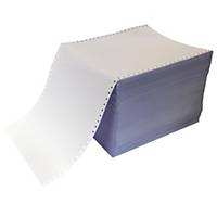 Blanco listingpapier, 60 g, B 240 x H 279 mm, doos van 2.000 vellen