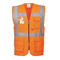 Portwest S476 hi-vis safety vest, fluo orange, size XS, per piece