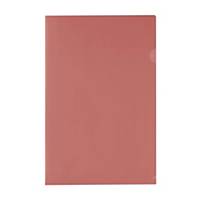 E355 Plastic Folder F4 Red - Pack of 12
