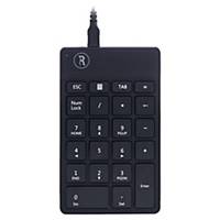 R-Go Numpad Break Ergonomic Keyboard, Black, Wired