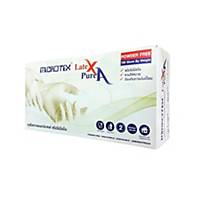 MICROTEX PURE A POWDER-FREE NATURAL LATEX GLOVES SIZE S PACK OF 100