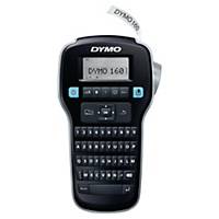 Dymo LabelManager 160P Azerty + 3 D1 tapes 12 mm, zwart/wit