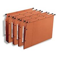 Elba AZV Ultimate® hangmappen kasten, 330/275, A4, 15 mm, oranje, per 25 stuks