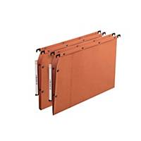 Hanging folder Elba L Oblique AZV Ultimate A4 V-shape, orange, pack 25 pcs