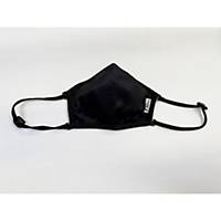3-LAYER CERTIFIED REUSABLE R50 ADULT FACE MASK - BLACK