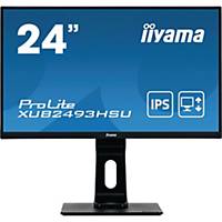Iiyama LED LCD monitor Prolite XUB2493HSU-B1, Full HD, met verstelbare voet