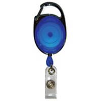 Badge Reels Oval Solid Blue