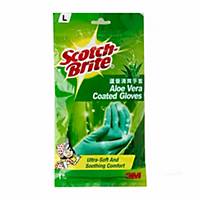 Scotch Brite Aloe Vera Gloves Large - One pair