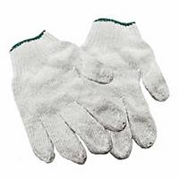 Cotton Glove knitted 750g - white