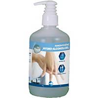 Pollet alcohol gel 81 for the hands, bottle with pump of 500ml