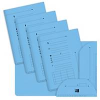 Elba inner folders with 2 flaps for suspension files blue - pack of 25