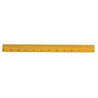 Wooden Ruler 12  Inch and cm on each side