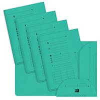 Elba inner folders with 2 flaps for suspension files green - pack of 25