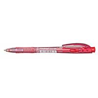 Stabilo 308 retract ball point pen, fine, red