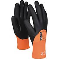 Handsker OX-ON Winter Comfort 3300, sort/orange, størrelse 7