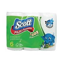 Scott Kitchen Towel 6 Rolls 9x11 - Pack of 6