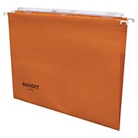 Lyreco Budget suspension files for drawers V 330/250 orange - box of 25