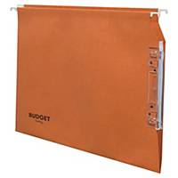 Lyreco Budget suspension files for cupboards V 330/275 orange - box of 25