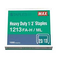 MAX No.23/13 (1213FA-H) Staples - Box of 1000