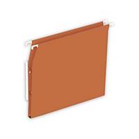 Lyreco Budget suspension files cupboards 15mm 330/275 orange 230 g/m² box of 25