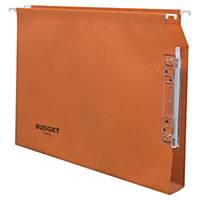 Dossier suspendu pour armoire Lyreco Budget kraft - dos 30 mm - orange - par 25