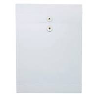 White Envelope with String 10 x 14 x 1.5 inch