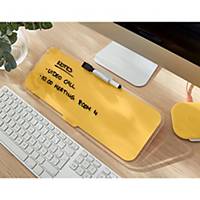 Leitz Glass Desk Whiteboard Notepad Cosy Warm Yellow