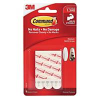 3M 17021P Command Medium Refill Strip (Holds Up to 1.3kg) Pack of 9