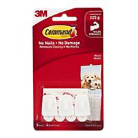 3M 17066 Command White Window Hook (Holds Up to 225g) Pack of 3