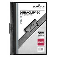 Durable Duraclip 60 A4 Presentation Folder Black