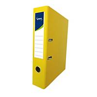LYRECO LEVER ARCH FILE PVC F4 3   YLLW