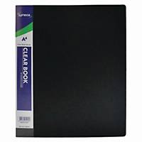 Lyreco Display Book A4 Refillable 20 Pockets - Black