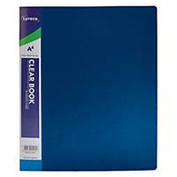 Lyreco Display Book A4 Refillable 20 Pockets - Blue