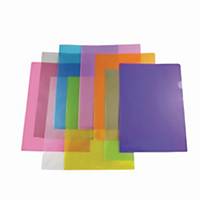 Sapphire L Shape Folder A4 Green - Pack of 12