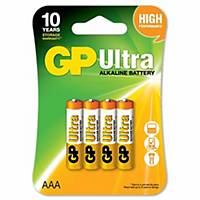 GP Alkaline Battery AAA - Pack of 4