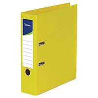 Lyreco PVC Lever Arch File A4 3 inch Yellow