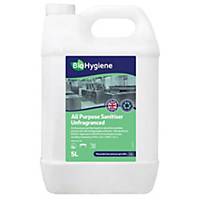 BioHygiene All Purpose Sanitiser Unfragranced 5L - Pack of 2