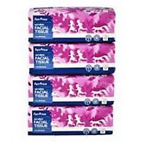 Fairprice Softpack Facial Tissue 200 Sheets - Pack of 4