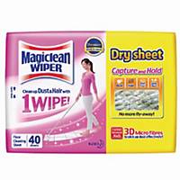 Magiclean Wiper Dry Sheets 40Sheets