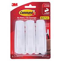 3M 17003 Command Large Utility Hook (Holds Up to 2.2kg) Value Pack of 3