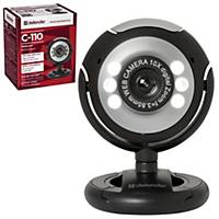Defender C-110 webcam, USB 2.0, 0.3 Mpx, black-gray