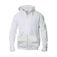 CLIQUE 21034 SWEAT WITH F/ZIP WHITE L