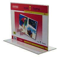 Centre MU-2130 Acrylic T-Frame Vertical A4